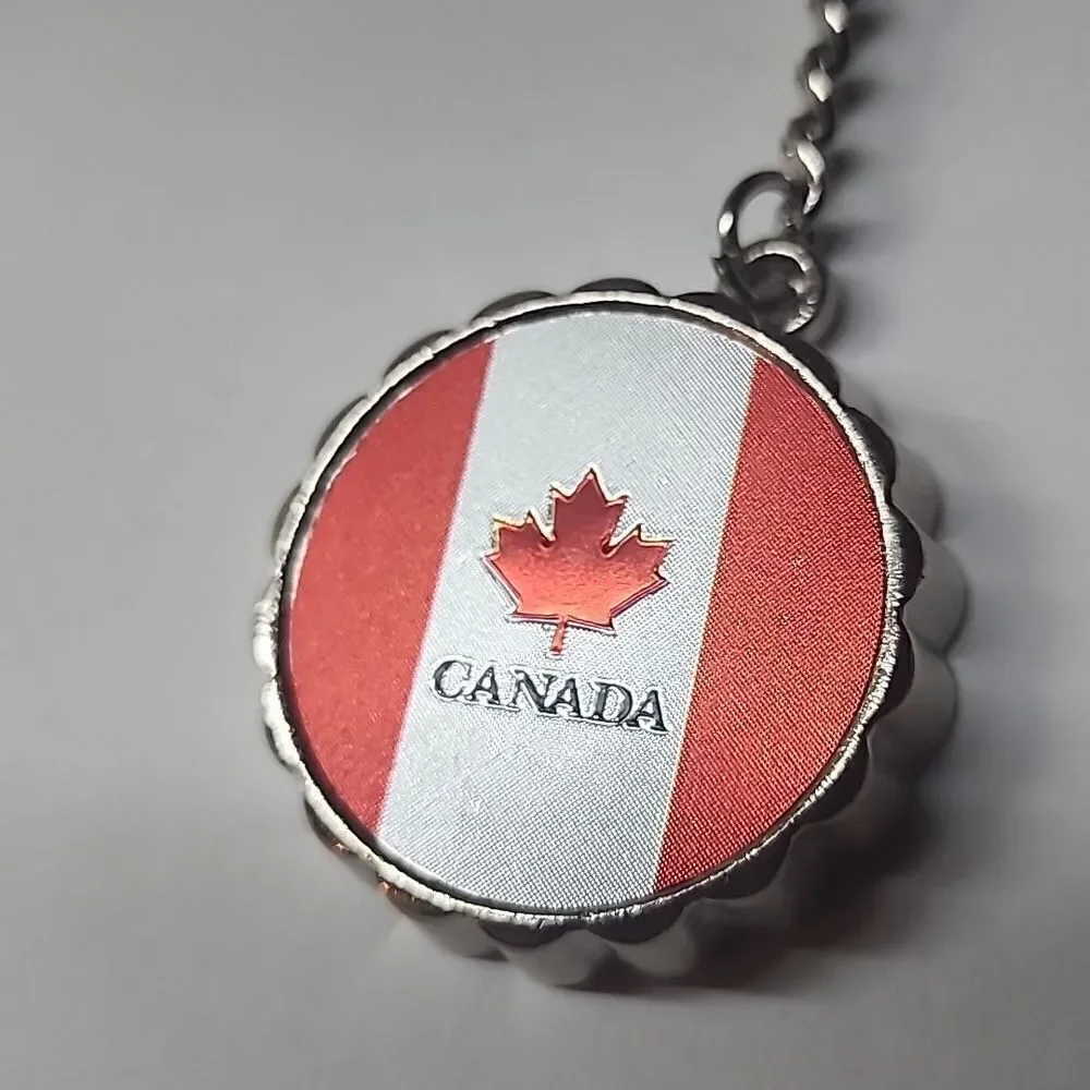 Canada Bottle Opener Keychain
